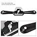 Plane Spokeshave, Woodworking Black + White High Hardness Adjustment Hand Trimming Tool, Curved Planing for Planing Round