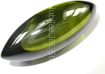 So Rare Green Naga Eye Stone Almond or Rugby Ball Shape Lucky Gems Amulets
