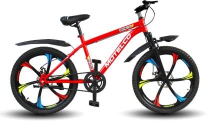MATELCO Ultra MG24 Magwheel 24 inch Tyre 24 T Mountain Cycle (Single Speed, Red)-image-23