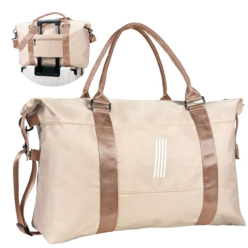 Vogewood Girls Birthday Gift, Gifts for Teen Girls 16-18-Personalized Gifts,Travel Duffel Bag, Gift For 14 Year Old Girl Weekender Bag,Overnight Bag, Personalized Gifts Teen Gifts For Girls (Letter I)