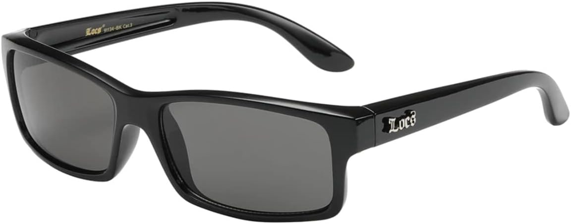 Locs 91134 Black Sunglasses | Authentic Gangster Sleek Eyewear OG Lowrider Shades