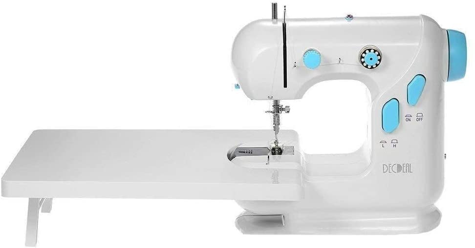 Machine à coudre électrique portable XMING avec grande table d'extension