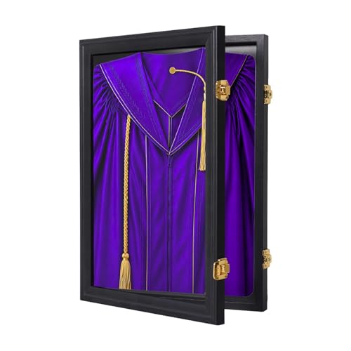 Marco para recuerdos de diploma y birrete para decorar la pared 2