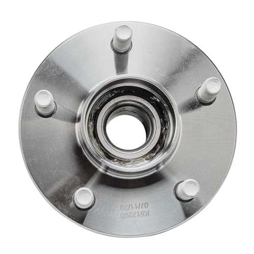Image of Detroit Axle - 2pc Rear Wheel Bearing Hubs Assembly for 2000-2003 Nissan Maxima, 2002-2004 Infiniti I35, 2000-2001 I30, 5-Lug w /ABS, Wheel Bearing Hub Assembly Replacement