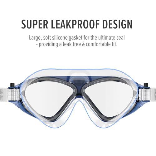 Image of OutdoorMaster Swim Mask - Wide View Swimming Mask & Goggles Anti-fog Waterproof