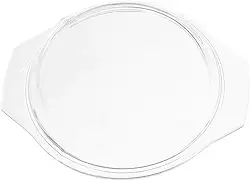 KICHOUSE Capa de vidro transparente para respingos de micro-ondas para tampa de respingos de alimentos, lavável na lava-louças para micro-ondas e vapor, acessório de cozinha para cozinhar sem esforço