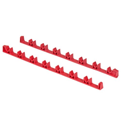 Ernst No-Slip Low-Profile Screwdriver Rail Set, 14 Tool, Red (6040) #TOP1