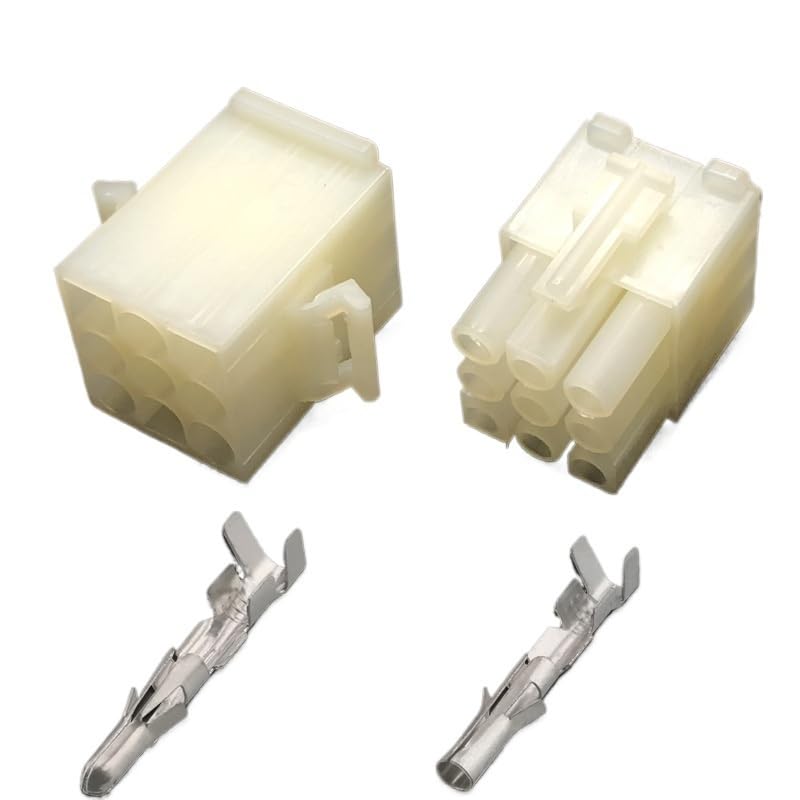 3191 Connector Spacing of 6.7mm Male and Female Docking Connectors 2p3p4p6p9p12p High Current Wire Harness Plug Sheath(9p,5sets)