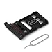 Produktbild MMOBIEL Dual SIM Kartenhalter Kompatibel mit Huawei P30 Pro 2019 - SIM Card Tray Schlitten - Inkl. Gummidichtung und Sim Pin - Schwarz