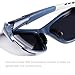 G7 Sports Polarized Sunglasses For Men Women -Sport Glasses For Golf Running Biking Boating Cycling Boat UV400 Protection(Black, Smoke)