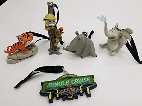 Themeparks Disney Parks Jungle Cruise Ornament Set In Box, Green #TOP1