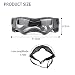 Sonnenbrille für Haustiere, UV-Schutz, verstellbares elastisches Band (klein)