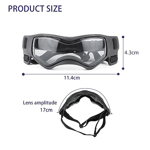 Sonnenbrille für Haustiere, UV-Schutz, verstellbares elastisches Band (klein)
