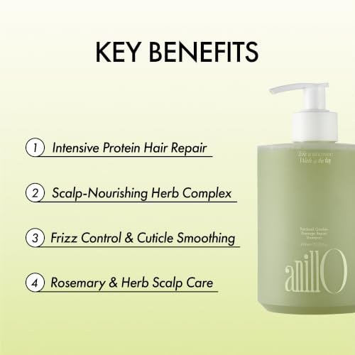 Image of ANILLO Amino Acid Shampoo for Damaged Hair, Patchouli Garden, 15.22 fl oz