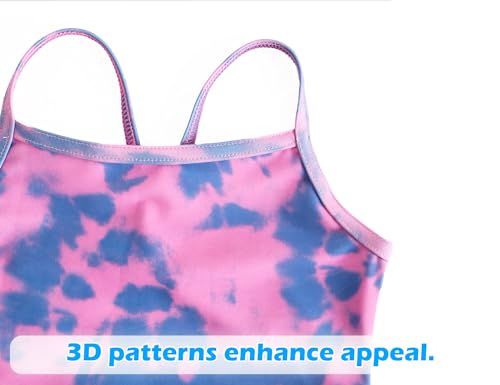 Image of Snowheart Girls Swimsuit One-Piece Bathing Suits Multicolor Kids Sport Summer Beach Swimwear for 2-12 Years Old