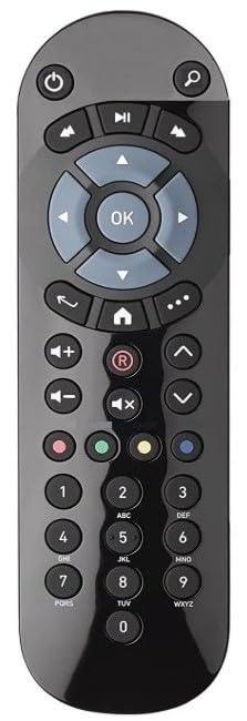 Replacement Remote Control Compatible with All Q Models IR Remote for Q Box Q Mini Q Silver & Q TV Box Easy Setup Non-Voice Non-Touch (Remote 2)