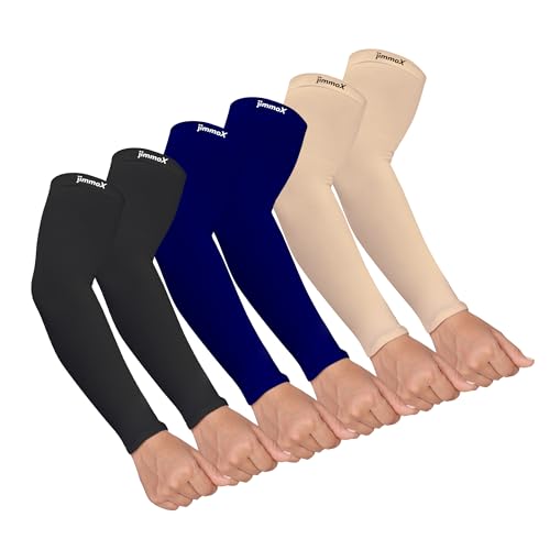 Image of Arm Sleeves for Men & Women, Sun Protection & UV Compression Hand Sleeves for Cycling, Running, Outdoor Sports & Activities, Hand Cover for Bike Riding