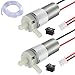 RUNCCI-YUN 2PCS Aquarium wasserpumpe mini,6V-12V Micro Motorpumpe,Wasserkühlpumpe selbstansaugend 370 DC 12 V Mini Wasser Saugpumpe,Membranpumpe Geräuscharm,für Tee Maschine Aquarium Wasserspender