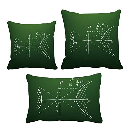 Housse de coussin de décoration canapé imprimé mathématiques - 2