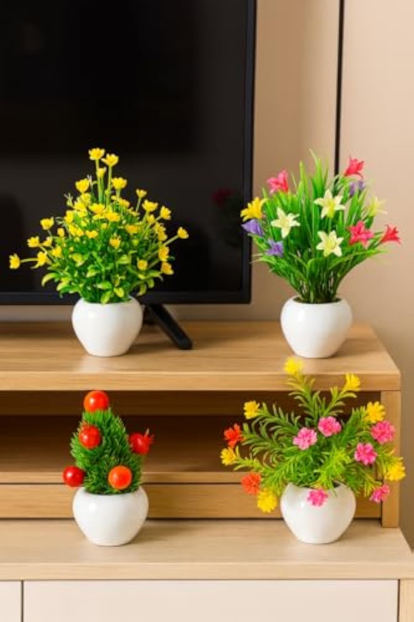 Artificial Potted Plants Set