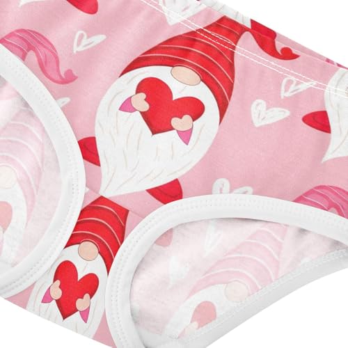 Flower Girls Underwear Toddlers 2t Cotton Panties Little Girl Cute Gnomes Pink Briefs Undies Kids4