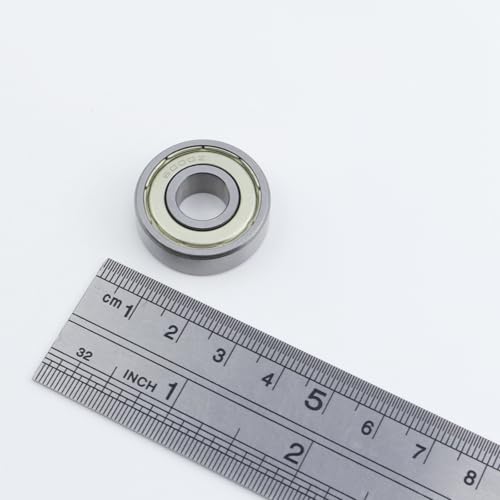 Image of Antrader Deep Groove Ball Bearings Metal Shielded 6000ZZ Precision Bearings 10 x 26 x 8mm Silver Tone Pack of 20