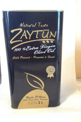 Zaytun Aceite de Oliva Virgen Extra 3 Litros 101.4fl Oz