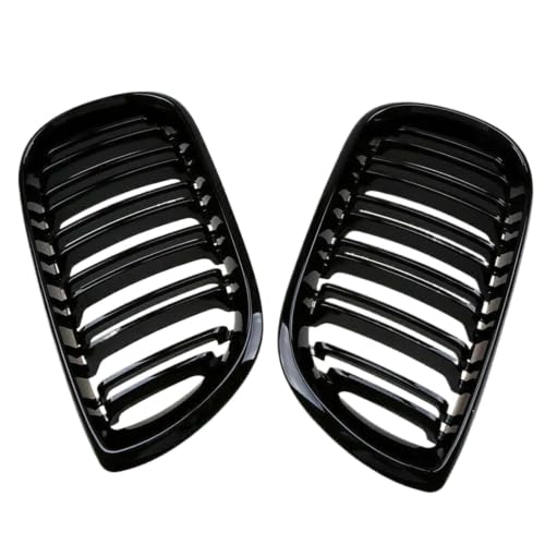 Parrilla del coche elegante negro brillante para BMW Serie 3 E46 de 4 puertas LCI 3