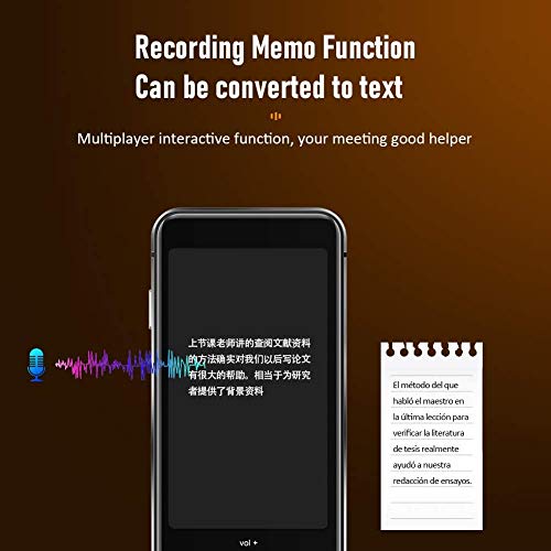Sauleoo Language Translator Device Supports 107 Languages Portable Voice Translator Wifi Two Way Instant Voice Translator 3 In Touch Screen Camera Translation #TOP4