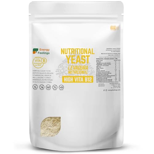 Energy Feelings Levadura Nutricional En Copos Con Vitamina B12 Vegana Sin Gluten 1kg