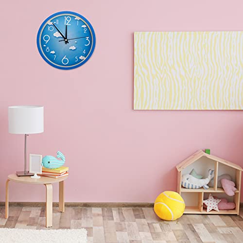 Winomo Digital Wall Clock Wall Clock Round Acrylic Clock Rustic Wall Clock Decorative Wall Hanging Clocks For Home Office 24Cm Reloj Digital De Pared #TOP2