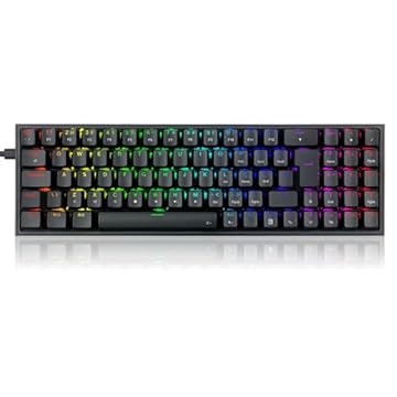 TECLADO MECANICO GAMER POLLUX RGB SWITCH BROWN REDRAGON K628-RGB-B PRETO