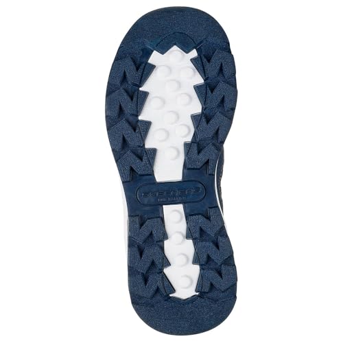 Skechers Bambino Waterproof: Storm Blazer - Drizzle Squad Sneaker In Blu Navy Blue/Arancione, Taglia 27 - 2