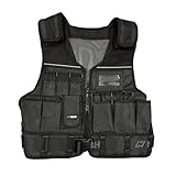 N NOAH Heavy-Duty Tool Vest for Men, Adjustable Size, 1680D Ballistic Fabric, Breathable Construction Vest with Reflective Stripes, Multi-Purpose Pockets for Electrician, Carpenter, Outdoor Activities