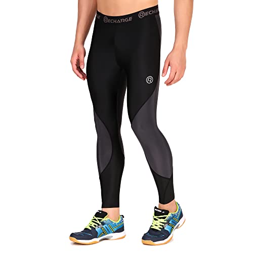 Image of ReDesign Apparels Recharge Men Polyester Sports Compression Pant /Legging /Full Tights