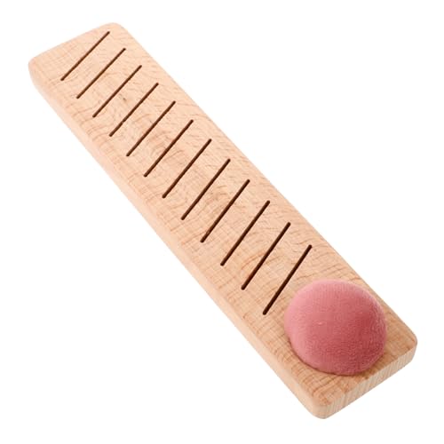 DOITOOL Superior Thread Holder Wooden Embroidery Floss Organizer Thread Winding Pin Holder Spool Storage