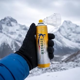 Portable 8x 10l Oxygen Can Citrus Flavor, Fresh Breathing, Medical Oxygen Cylinder With Mask Use For Health Care Supplement, Outdoor Sports, Trekking And Hiking Canister, Home First Aid Kit