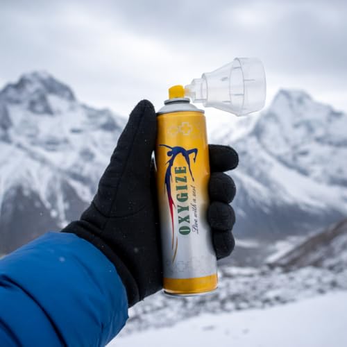 Portable 8x 10l Oxygen Can Citrus Flavor, Fresh Breathing, Medical Oxygen Cylinder With Mask Use For Health Care Supplement, Outdoor Sports, Trekking And Hiking Canister, Home First Aid Kit