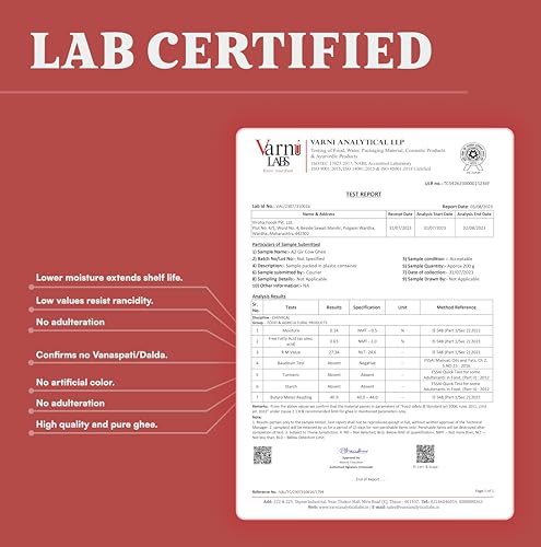 Image of oRegion A2 Milk Pure Gir Cow Premium Desi Ghee (500ml),100% Organic from Grass-Fed Cows, Vedic Bilona Method, Curd Churned, Pure, Natural & Healthy, Lab Tested, Immunity Booster, Glass Jar