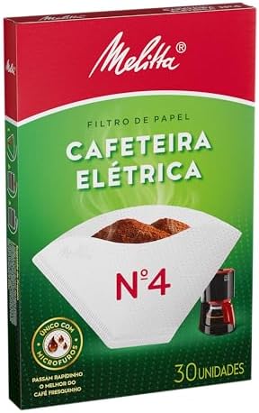 Melitta Filtro de Papel Cafeteira nº 4 - 30 Unidades