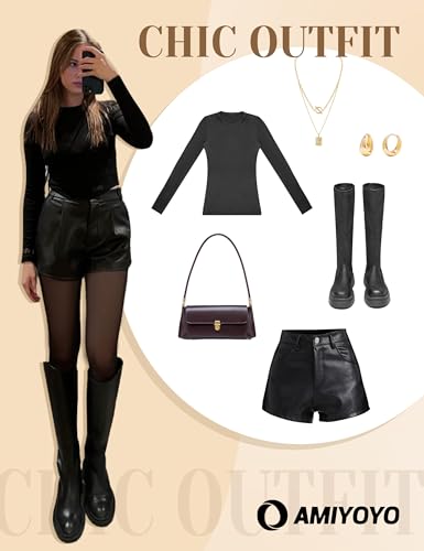 AMIYOYO Thermo Strumpfhose Damen Gefüttert Fleece Thermostrumpfhose Warm Leggings Gefälschte Durchscheinend High Waist Dicke Pantyhose Winter