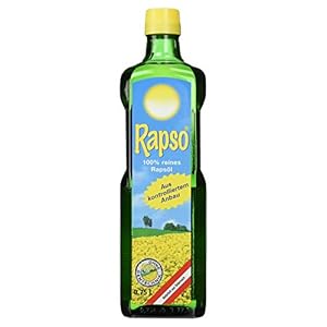 Rapso 100% reines Rapsöl 750 ml, 1er Pack (1 x 750 ml)