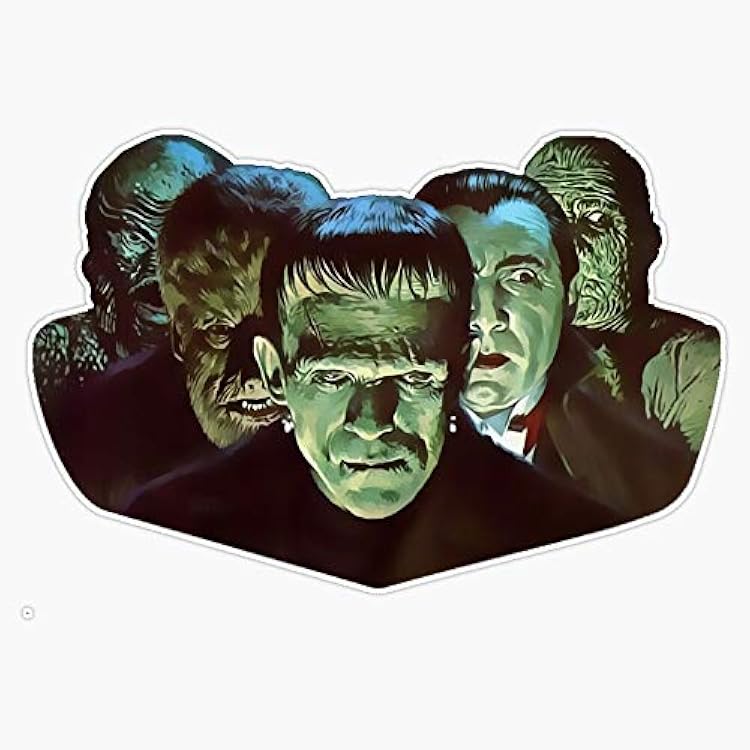 Gang of Monsters Vinyl Waterproof Sticker Decal Car Laptop Wall Window Bumper Sticker 5