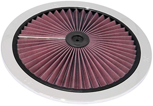 Capot X-Stream K&N pour filtre à air 356mm chromé 66-1401XP