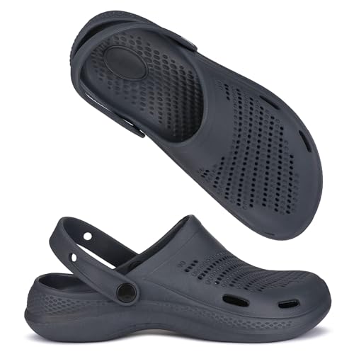 Image of Men's Lightweight Classic Clogs || Sandals with Adjustable Back Strap for Men 118