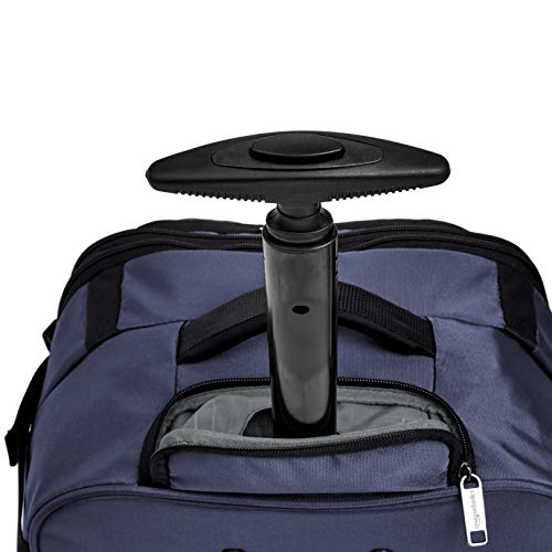 Amazon Basics Mercer Wheeled Duffel, Blue
