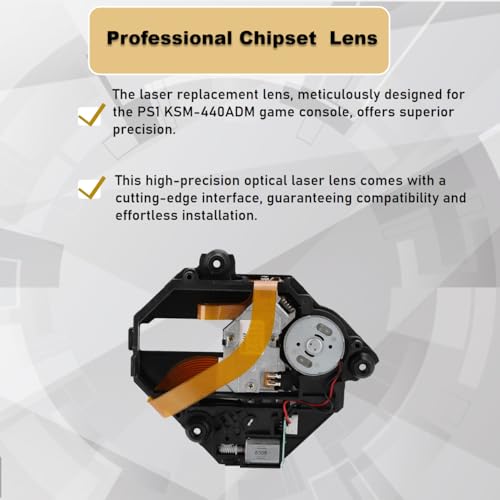 Image of Replacement Lens High Precision Optical Lens Professional Chipset Lens for PS1 KSM 440ADM Console Video Game