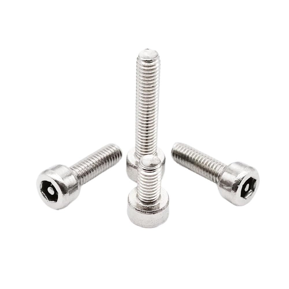 10 Tornillos de Cabeza Hueca Acero Inoxidable 304 M3
