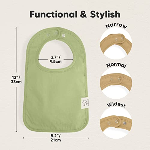 Keababies 8-Pack Organic Baby Bibs For Girls & Boys And 8-Pack Organic Baby Bibs For Boy, Girl - Teething Baby Bibs For Boy, Girl - Drool Bibs For Baby Boy, Bibs For Baby Girl - Newborn Bibs #TOP5