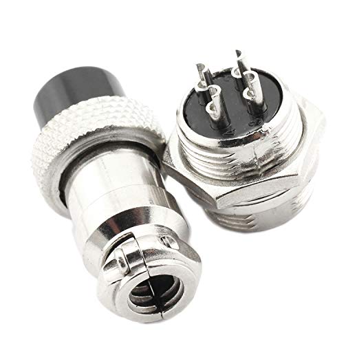 Conector Aviación DGZZI GX12 4 Pines Pack 10 miniatura 3